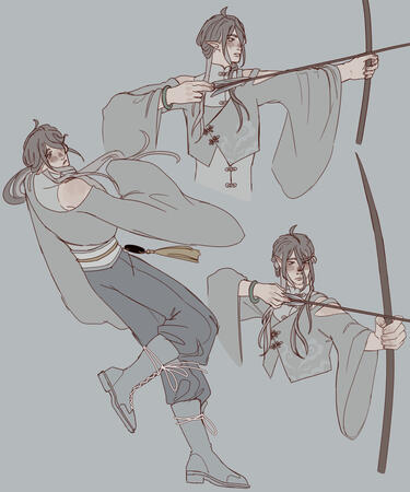 Full body + 2x bust ups